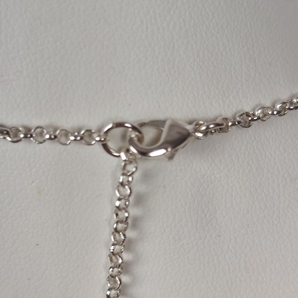 NEW NAPIER SILVER TONE MULTI-COLOR CRYSTAL Y DROP NECKLACE AND EARRING SET - Picture 7 of 9